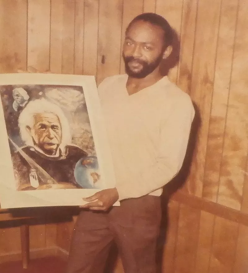 Artist Ray Gray, pictured here circa 1981, could soon be released from a state prison after 48 years behind bars. - Courtesy of Barbara Gray