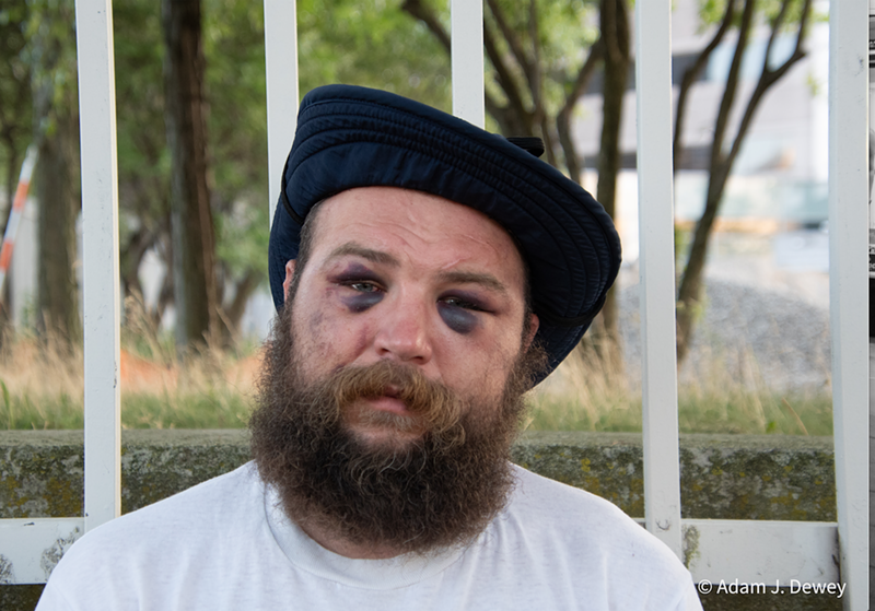 Kevin Kwart claims in a lawsuit that Detroit police brutalized him at a protest in Detroit in August 2020. - ADAM J. DEWEY