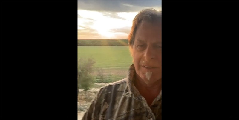 Ted Nugent says he is quarantining with COVID-19. - Screengrab, Facebook