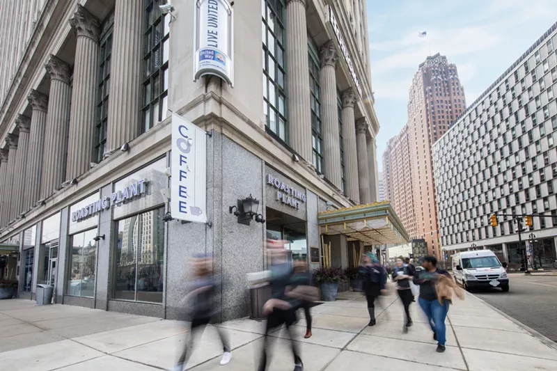 People walking in downtown Detroit. - Evan Gonzalez, Detroit Stock City