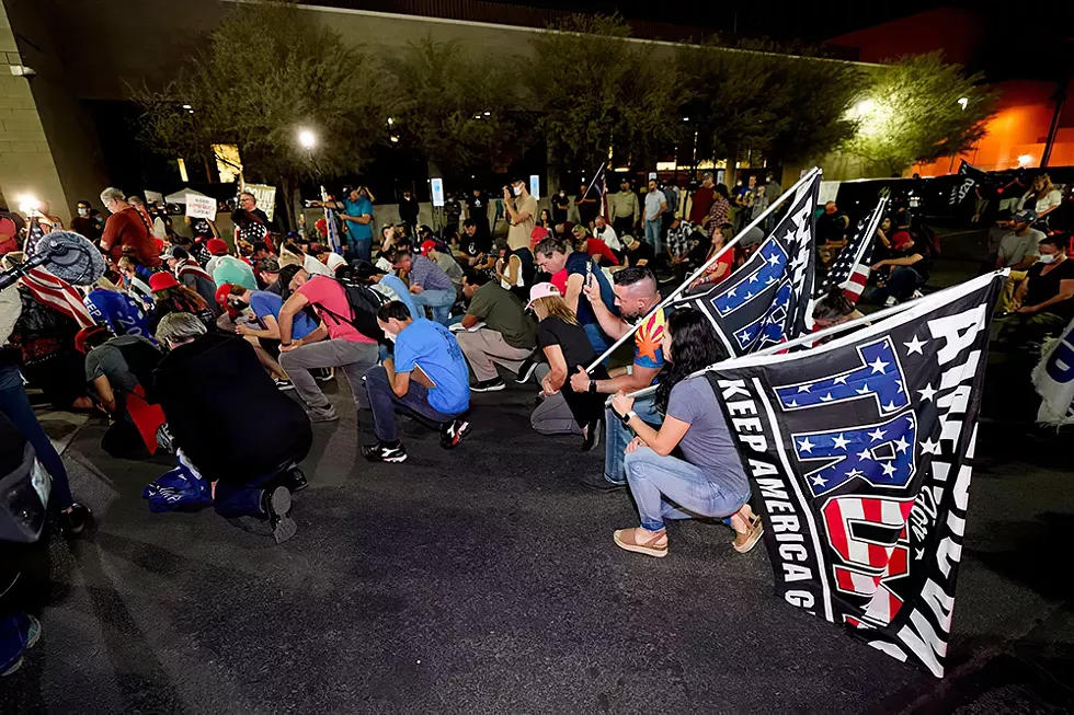 Trump supporters challenge the results of the 2020 election at Detroit’s TCF Center. - DEVI BONES, SHUTTERSTOCK