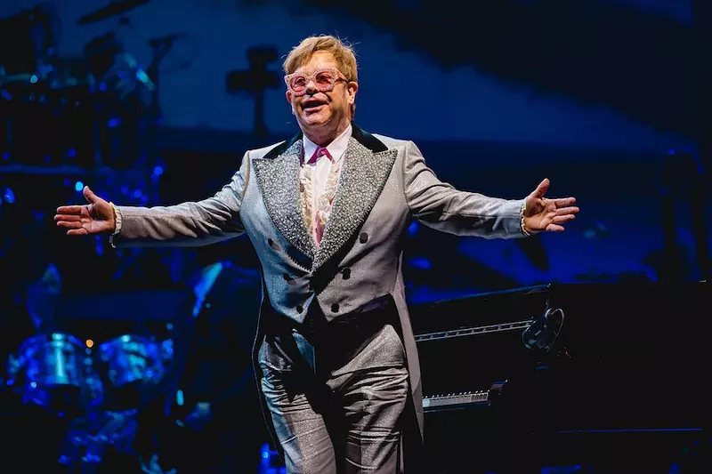 Elton John performs live at Van Andel Arena on the Farewell Yellow Brick Road Tour, Oct. 2018. - TONY NORKUS / SHUTTERSTOCK.COM