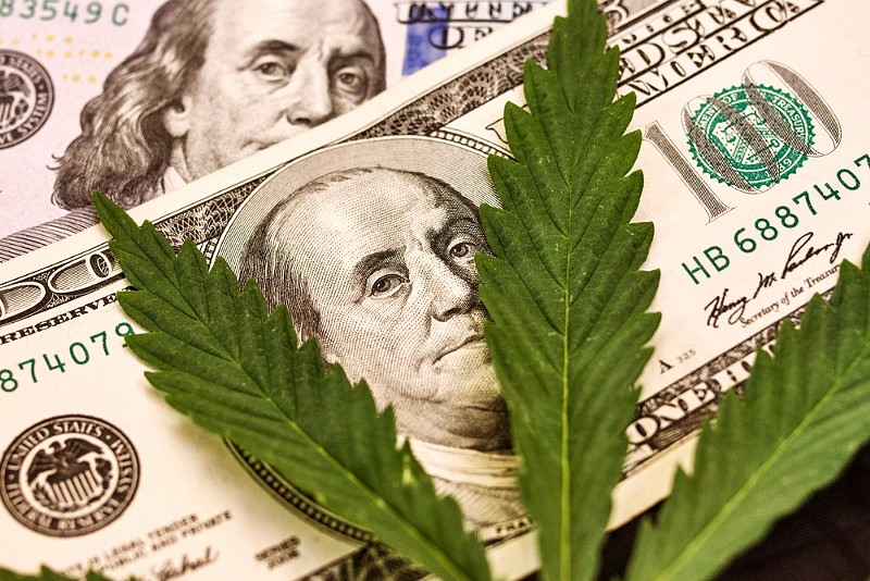Marijuana makes money. - Shutterstock