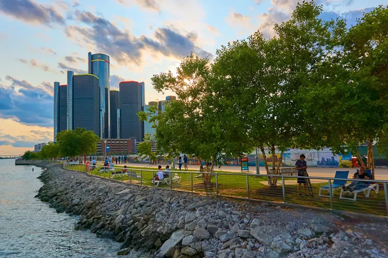 Once completed, the 27.5 mile Joe Louis Greenway will connect Detroit's RiverWalk, the Dequindre Cut, Dearborn, Hamtramck, and Highland Park. - Jay Stiles/DetroitStockCity.com