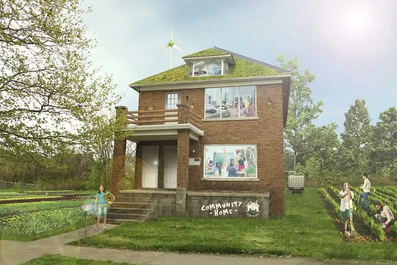 A conceptual rendering shows what Motown Movement was intended to look like. - Courtesy of Motown Movement