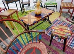 Have a seat, or better yet, buy one at the Belle Isle Art Fair. - Charlene Uresy