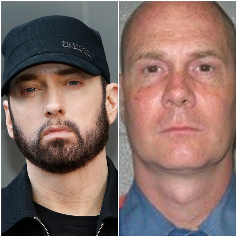 Eminem will portray White Boy Rick for 50 Cent's - (L-R) Kathy Hutchins/Shutterstock.com, Michigan Department of Corrections
