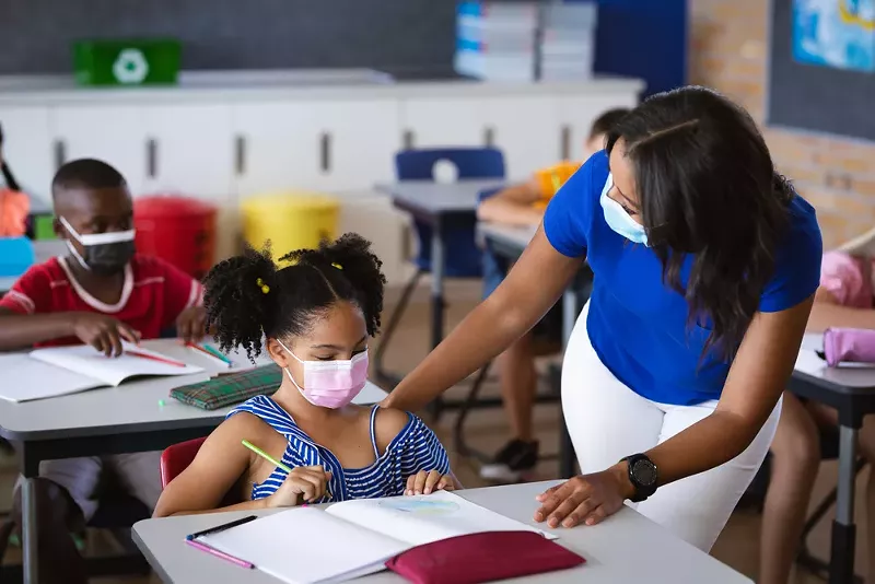 State bill would ban schools from requiring masks for students. - Shutterstock
