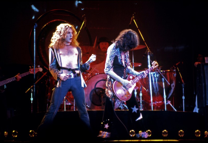 Led Zeppelin, 1975. - Editorial credit: Bruce Alan Bennett / Shutterstock.com