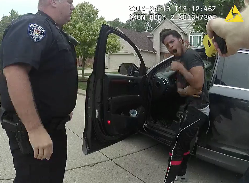 Taylor police repeatedly tased Imani Ringgold-D’Abell in front of his daughter following a traffic stop. - Salvatore Prescott Porter & Porter LLC