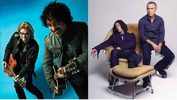 Just announced: Hall and Oates and Tears for Fears will co-headline the Joe in May