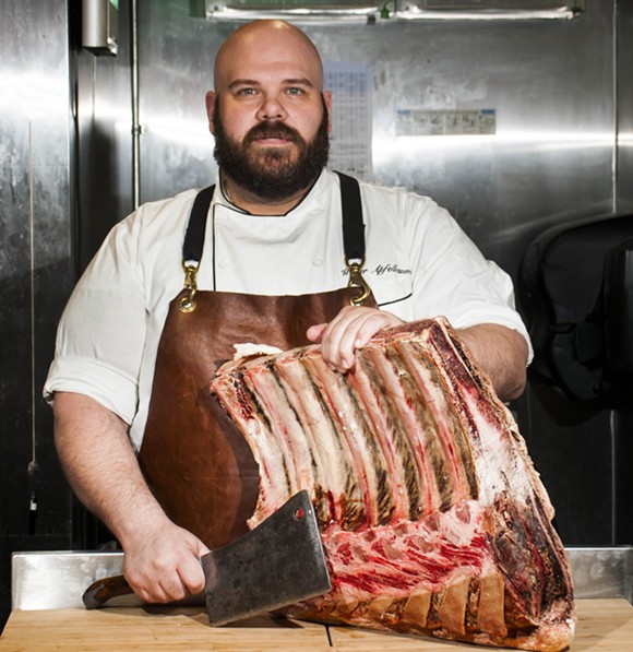 Prime + Proper's executive butcher, Walter Apfelbaum. - Photo by Tom Perkins