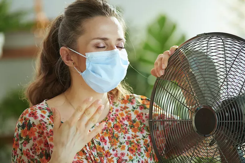 The CDC says fan that shit. - Shutterstock.com