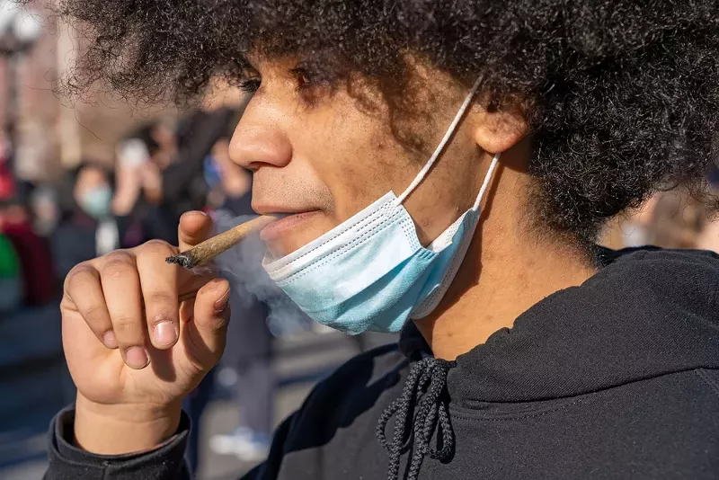 A study found 7.8% of vaccinated people with cannabis use disorder came down with COVID-19, the highest rate in the study. - Ron Adar / Shutterstock.com