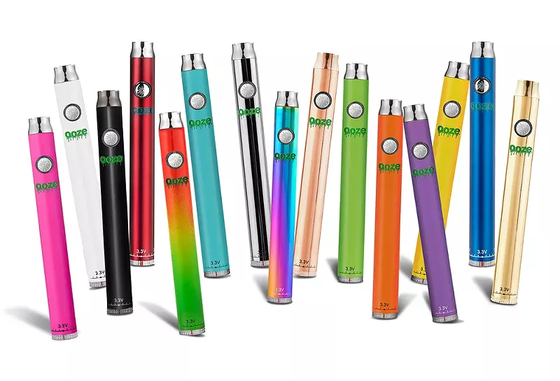 Ooze's stylish Slim Twist vape pens are among the most popular on the market. - Courtesy of Ooze