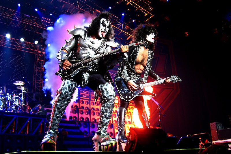 KISS will give metro Detroit a kiss goodbye ... finally. - Photo by Keith Tarrier/Shutterstock.com