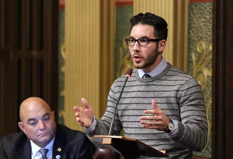 State Rep. Abdullah Hammoud, right. - housedems.com