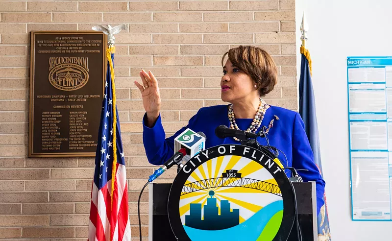 Then-Mayor Karen Weaver in 2018. - Flickr Creative Commons, U.S. Dept. of Housing and Urban Development (HUD)