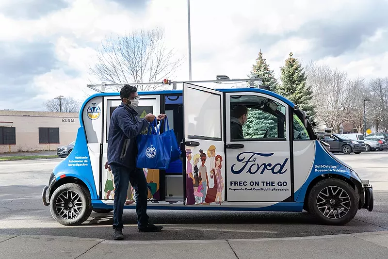 Ford is launching an autonomous fresh food delivery pilot in Southwest Detroit. - Courtesy of Ford Motor Co.