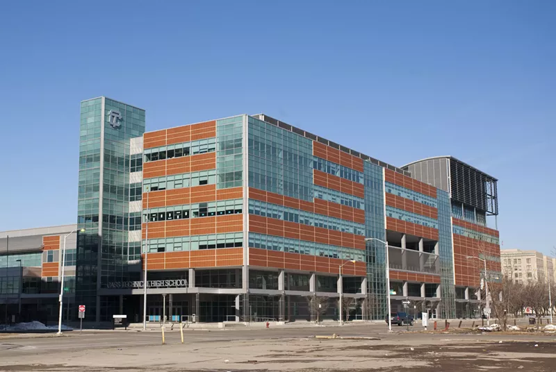 Cass Tech High School in Detroit. - Steve Neavling