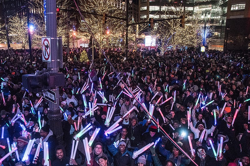 A New Year's Eve event in downtown Detroit. - Courtesy photo