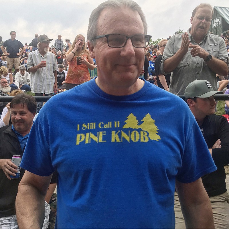 Some people never stopped calling it Pine Knob. - LEE DEVITO