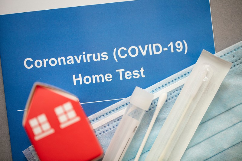 You can now order at-home COVID-19 tests to be delivered straight to your door. - Shutterstock