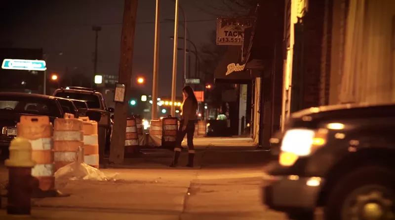 A scene of Detroit from the documentary Men Who Buy Sex – Everyone Pays. - Digital Media Works