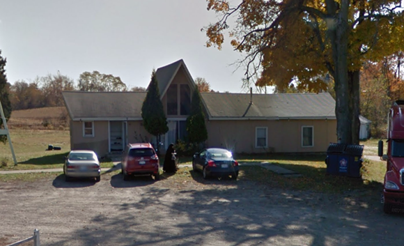 The Islamic Center of Ypsilanti, which went up in flames this weekend. - Screen capture from Google Streetview