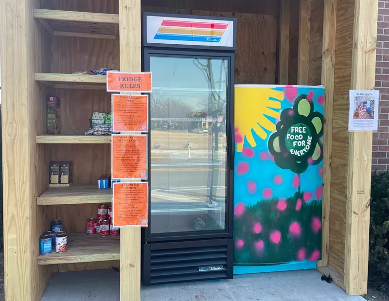 The community fridge at 1812 Field St. - Randiah Camille Green