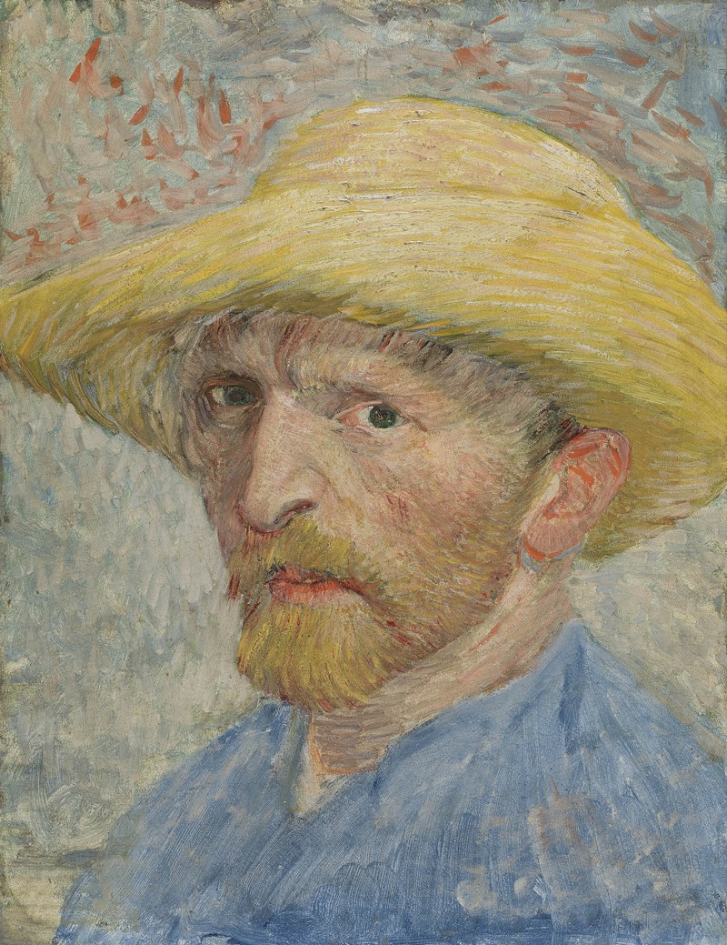 Vincent Van Gogh's "Self Portrait" (1887). - Courtesy of the Detroit Institute of Arts