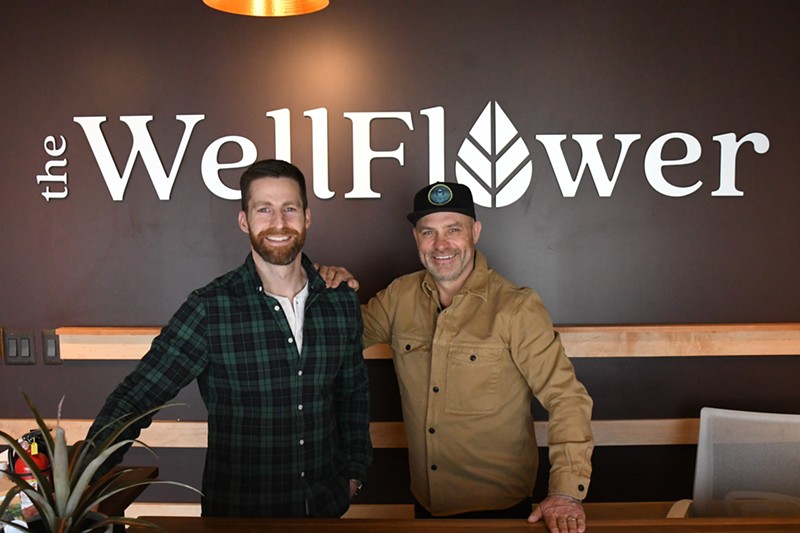 Trent McCurren and Dr. Rob McCurren, the owners of The WellFlower Cannabis. - Courtsey of The WellFlower