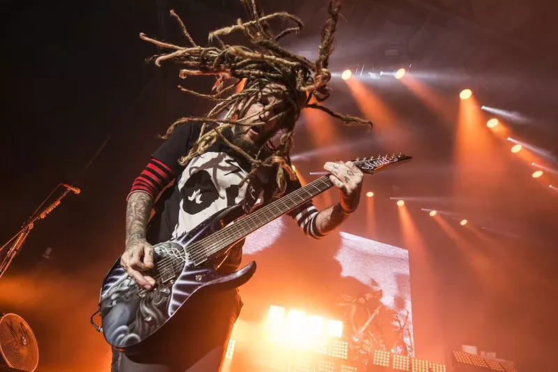 Korn guitarist Brian Welch. - Mike Ferdinande