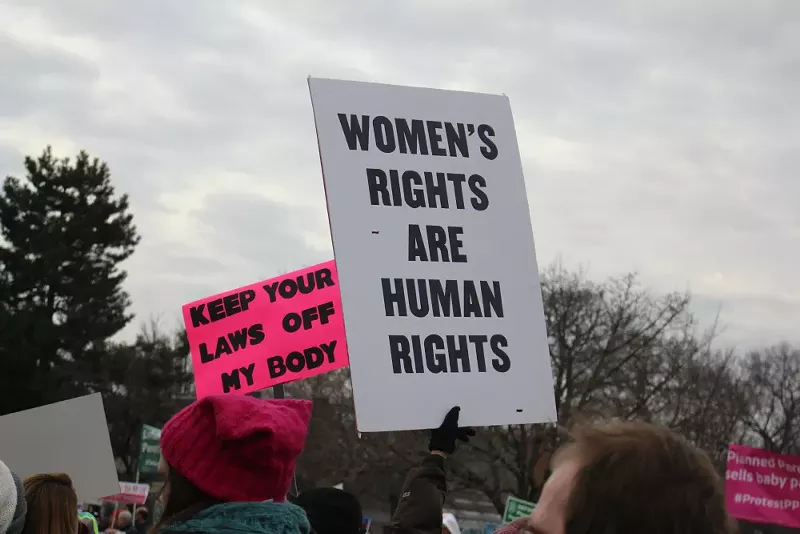 A Planned Parenthood rally in 2017. - Julia Pickett