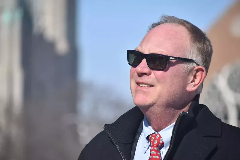 State Rep. Matt Maddock attends a right-wing rally at the state Capitol, Feb. 8, 2022. - Laina G. Stebbins