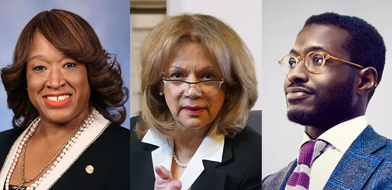 From left, Sherry Gay-Dagnogo, Sharon McPhail, John Conyers III. - Courtesy photos