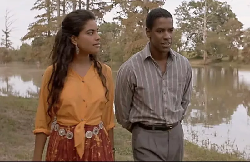 Sarita Chouhury and Denzel Washington star in Mississippi Masala. - Courtesy photo