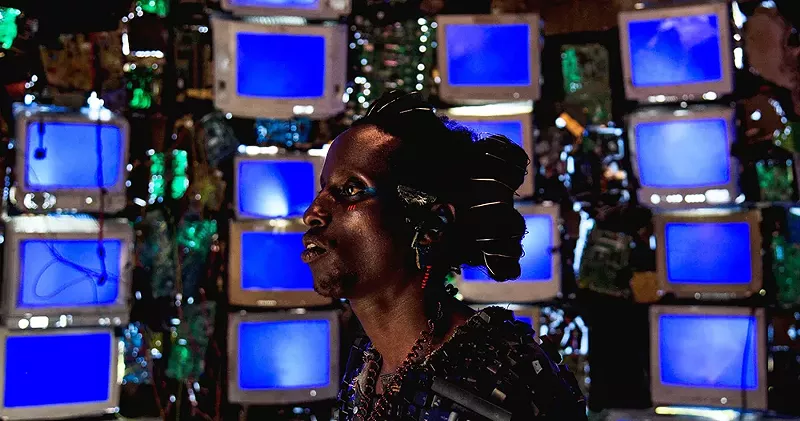 Kaya Free as Matalusa in Neptune Frost. - Kino Lorber