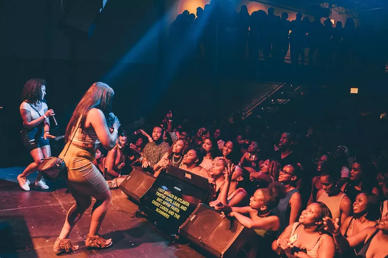 Trap Karaoke guests perform R&B and hip-hop tracks. - Facebook / Trap Karaoke