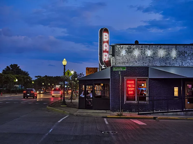 Hazel Park’s Frame and FRAMEbar on John R Road have become destination dining spaces. - Joe Vaughn