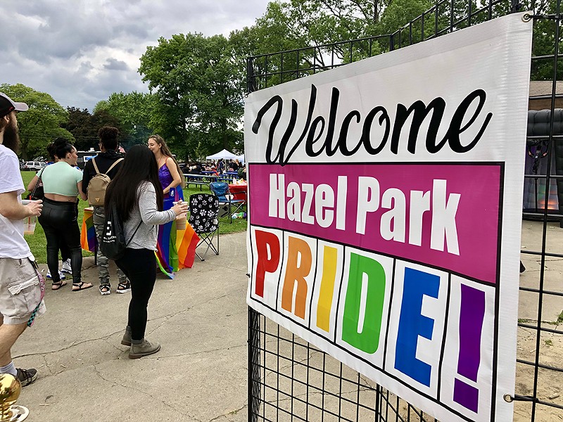 This year, Hazel Park hosted its second annual Pride celebration. - Steve Neavling