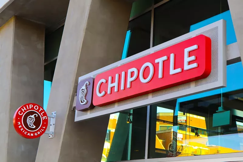 A Chipotle store. - Shutterstock