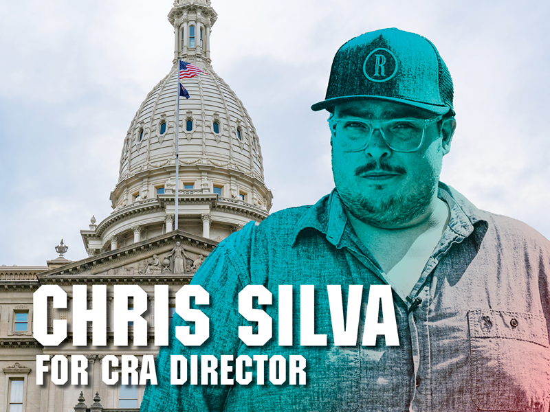 Chris Silva, a longtime advocate of legal marijuana, launched a campaign to be the next executive director of Michigan's Cannabis Regulatory Agency. - Chris Silva