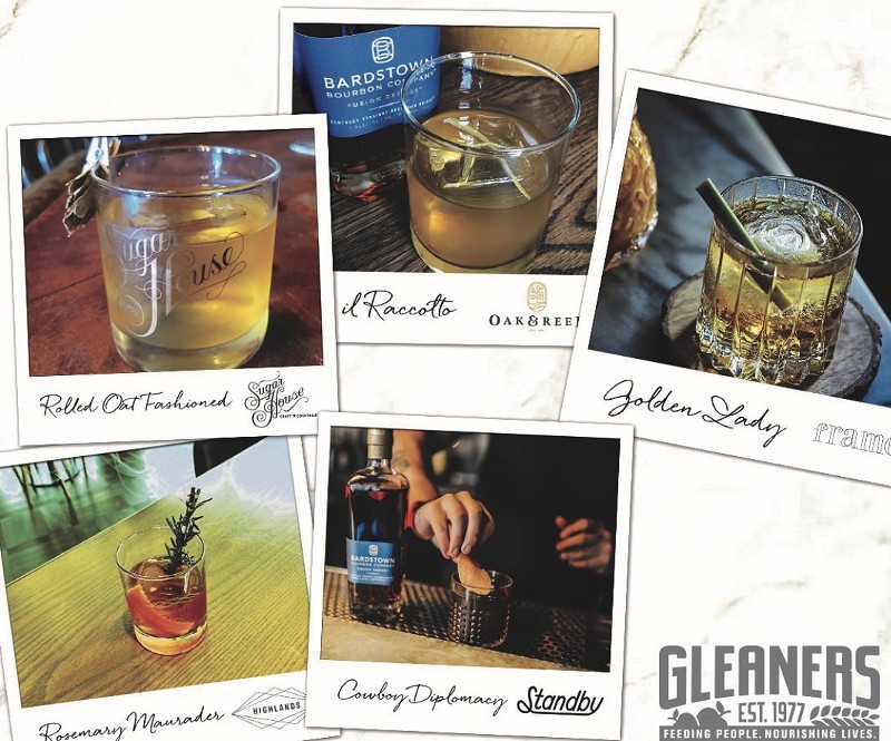 “New” Old Fashioned Cocktails support Gleaners Community Food Bank all September