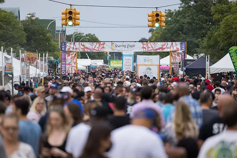 A crowd at Arts, Beats & Eats in 2021. - Eighteen Photography