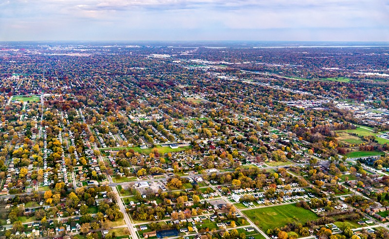 Behold: the suburbs. - Shutterstock