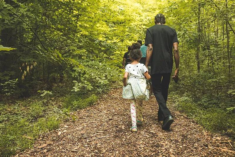 Twice a month, the Urban Forest School kids go out to explore the flora and fauna surrounding them. - Viola Klocko