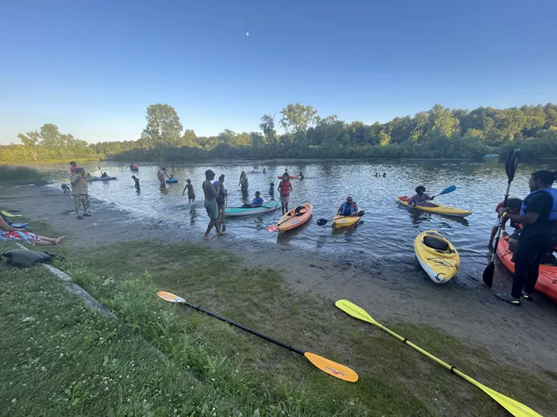 Black to the Land Coalition’s Browns, Blacks, and Kayaks event drew more than 200 people this year. - Randiah Camille Green
