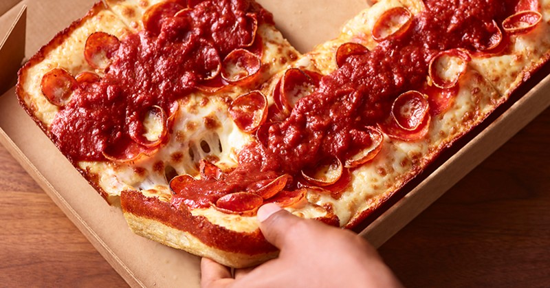 "Detroit-style" pizza is back at Pizza Hut for a third time. - Pizza Hut