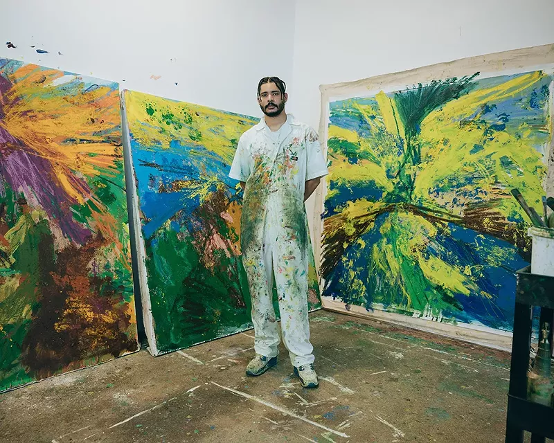 Paul Verdell: Forty Acres is on view at the Library Street Collective through Oct. 8. - Courtesy photo